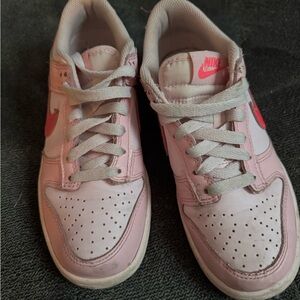 Nike Pink and White Athletic Shoes